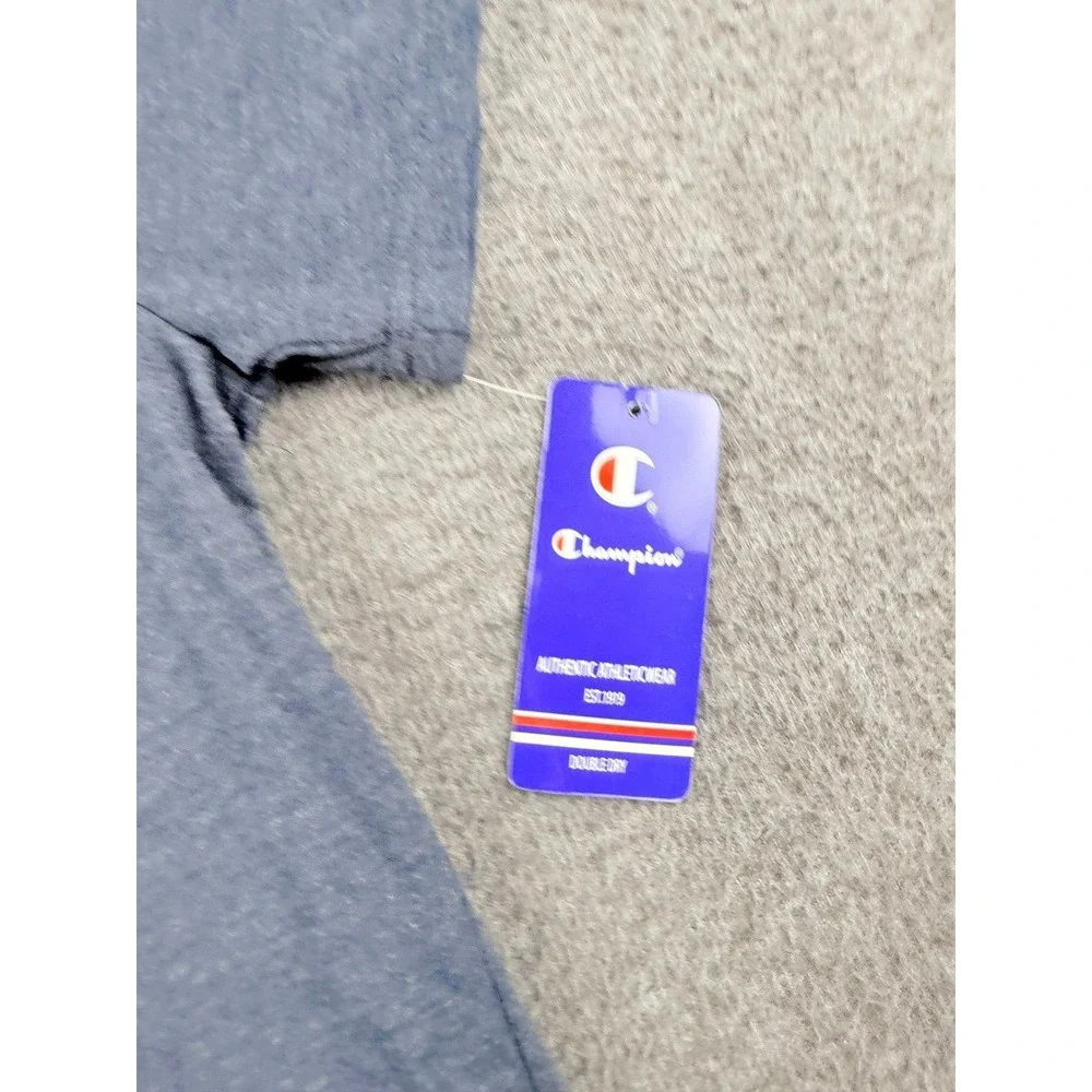 Champion Men's Classic‎ Jersey T-Shirt Oxford Gray NWT XL Logo Short Sleeve - Picture 5 of 8